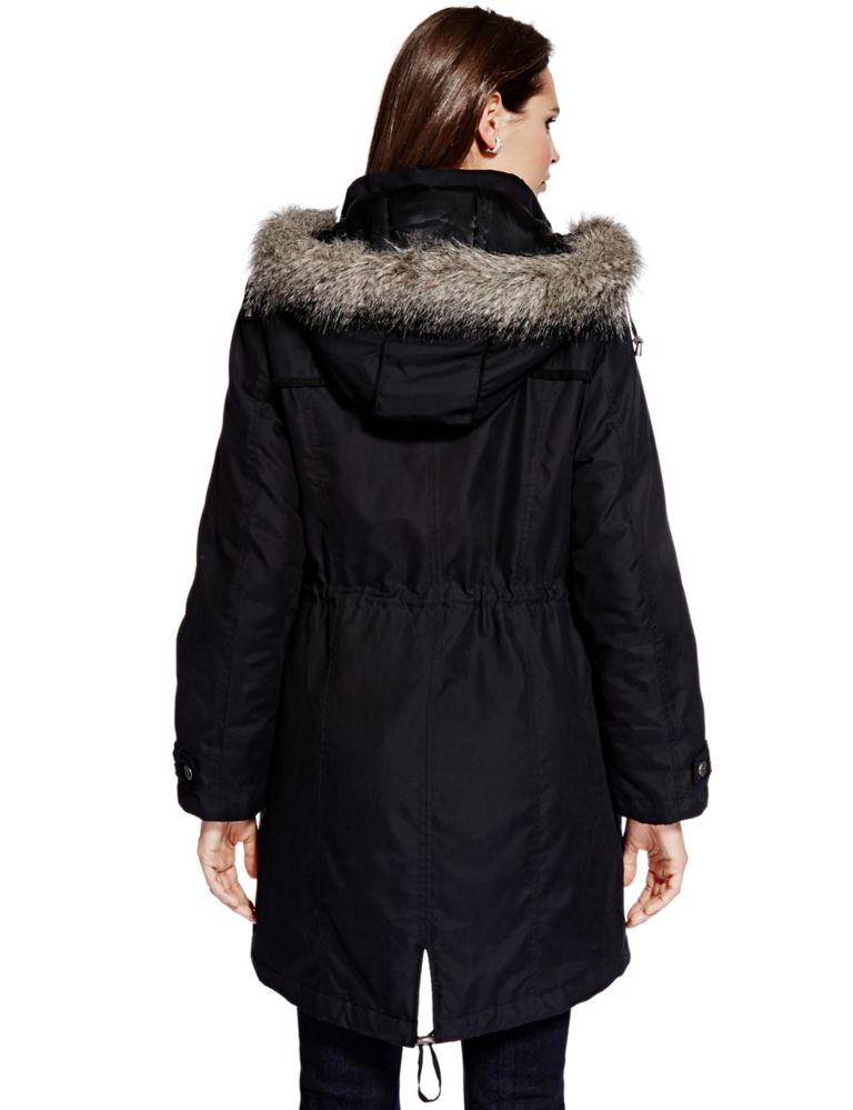 Detachable Hood Faux Fur Trim Parka with Stormwear™ 6 of 8