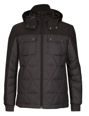 Detachable Hood Quilted Parka with Stormwear™ Image 2 of 4