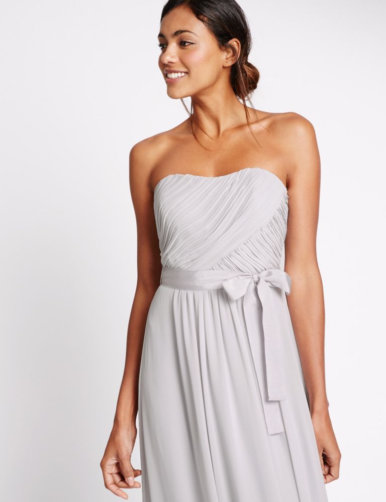 Detachable Straps Pleated Maxi Dress 5 of 6