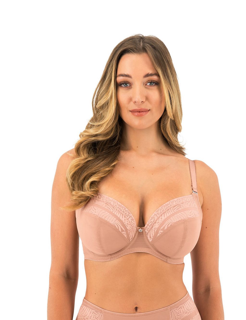 Devote Lace Wired Side Support Plunge Bra 3 of 5