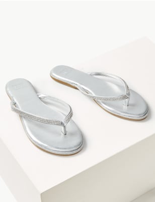 m&s ladies flip flops