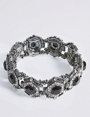 Diamanté Gem Stretch Bracelet Image 2 of 3