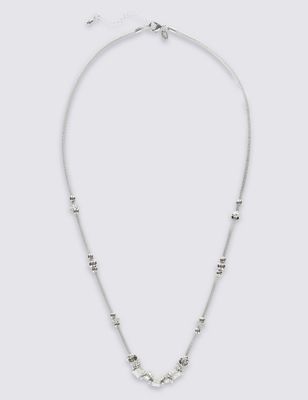 Diamanté Glitter Rope Necklace Image 1 of 1