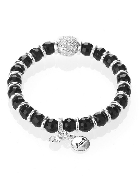Diamanté Pave Ball Stretch Bracelet Image 1 of 1
