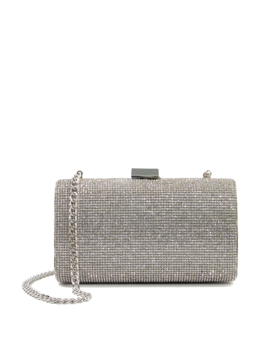 Diamante Chain Strap Clutch Bag, Dune London