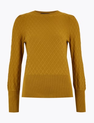 Marks and spencer clearance ladies crew neck jumpers