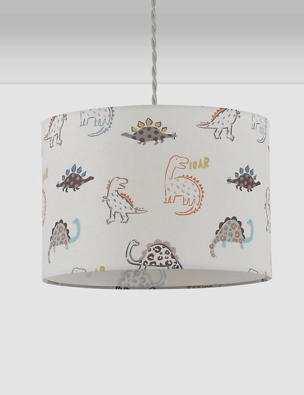 Dinosaur Print Ceiling Lamp Shade M S, Large Animal Print Lamp Shade