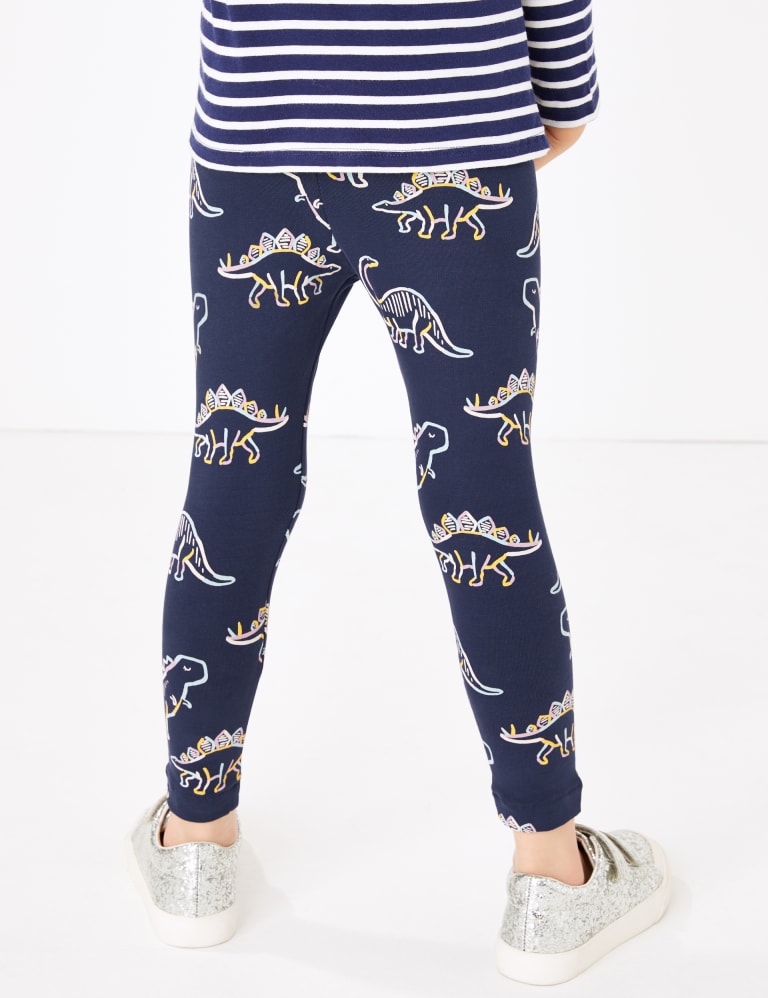 Dinosaur Print Leggings 3 Months 7 Years M S