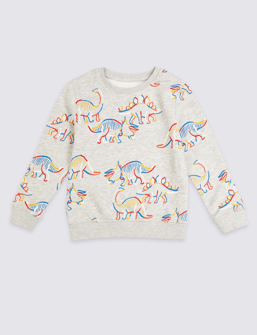 Dinosaur Print Sweatshirt (3 Months - 7 Years) 1 of 4