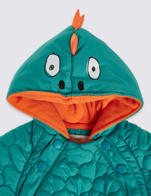 m&s dinosaur snowsuit