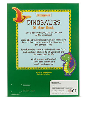 Dinosaurs Sticker History Book Image 2 of 3