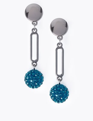 Disco Ball Drop Earrings M&S Collection M&S