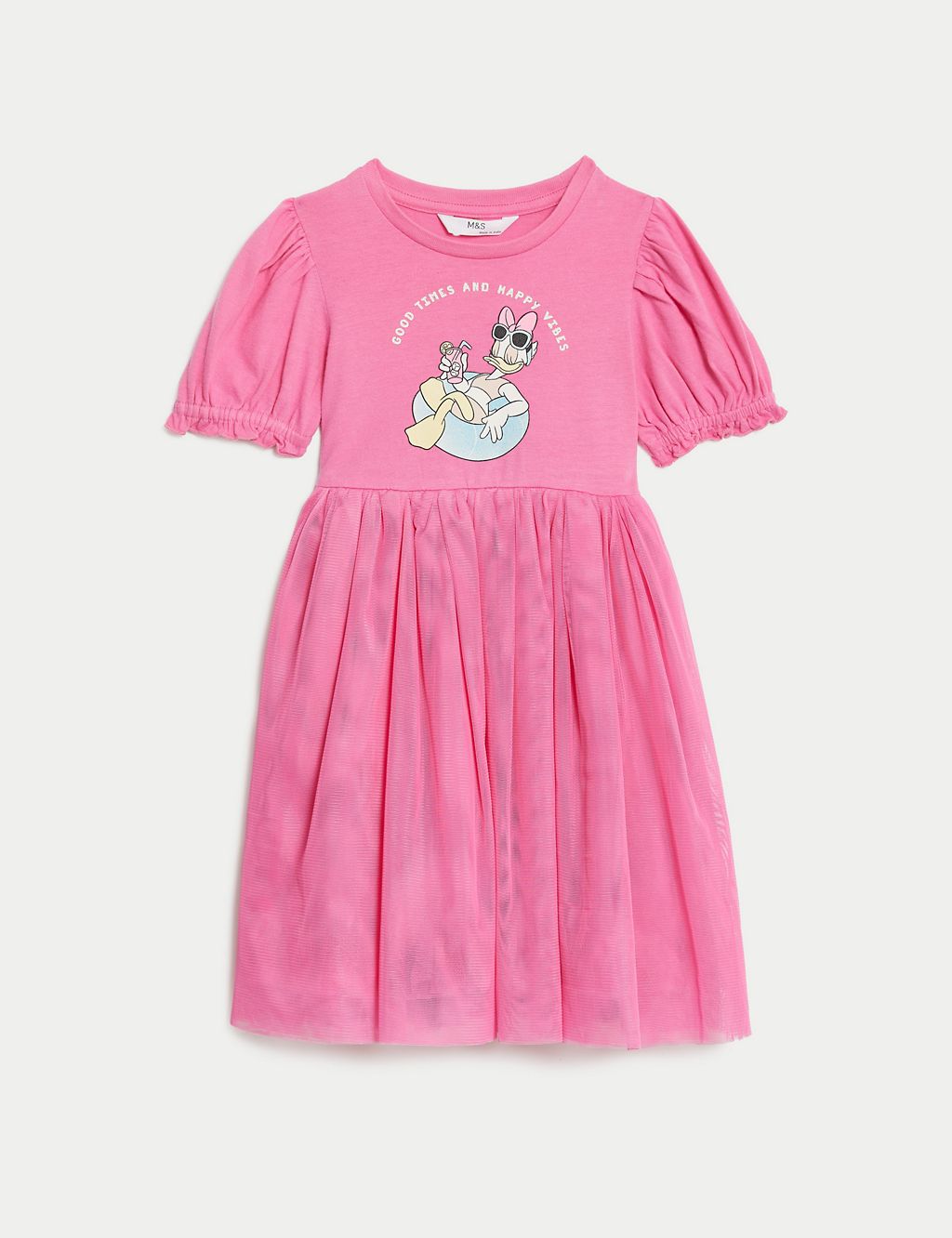 Disney™ Daisy Duck Tulle Dress (2-8 Yrs) 1 of 5