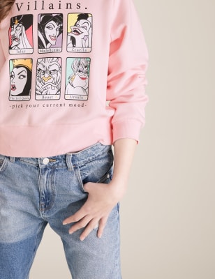 Disney™ Villains Sweatshirt (6-14 Yrs) | M&S Collection | M&S