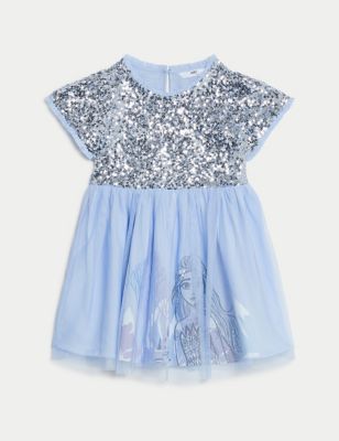 Disney Frozen™ Sequin Tulle Dress (2-8 Yrs) Image 2 of 5
