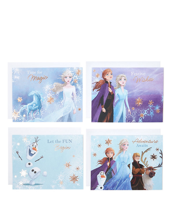 3 Designs Disney Frozen 18 Pack of Childrens Christmas Cards 