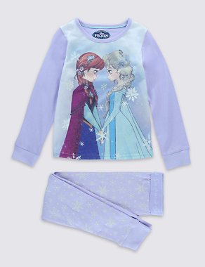 Disney Frozen Elsa & Anna Stay Soft Pyjamas (1-10 Years) Image 2 of 4
