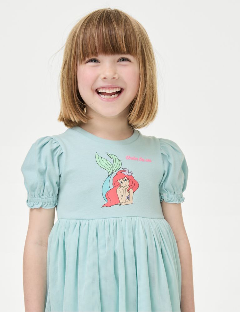 Disney Princess™ Little Mermaid Tulle Dress (2-8 Yrs) 3 of 5