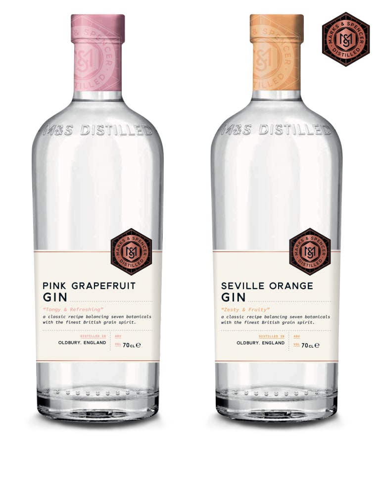 M&S Light Pink Grapefruit Tonic Water - Alcohol Emporium