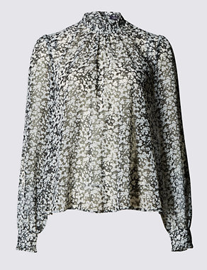 Ditsy Floral Blouse Image 2 of 3
