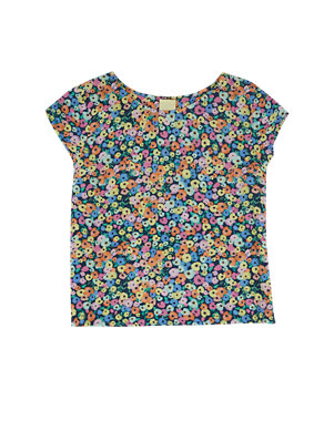Ditsy Floral Boxy Top (5-14 Years) Image 2 of 3