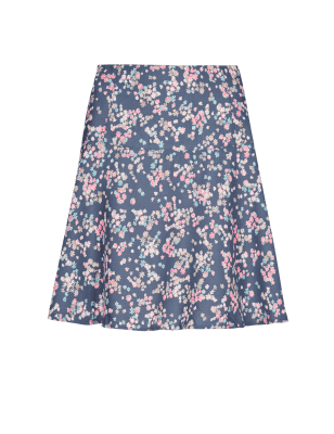 Ditsy Floral Flippy Skirt | Indigo Collection | M&S