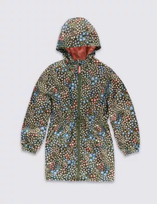 Ditsy Floral Hooded Mac with Stormwear™ (5-14 Years) | M&S