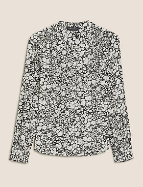 Ditsy Floral Long Sleeve Blouse Image 2 of 4