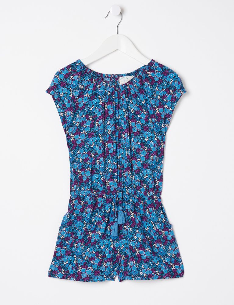 Ditsy Floral Playsuit (3-13 Yrs) 2 of 4