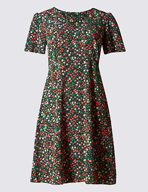 Ditsy Floral Shift Dress Image 2 of 3