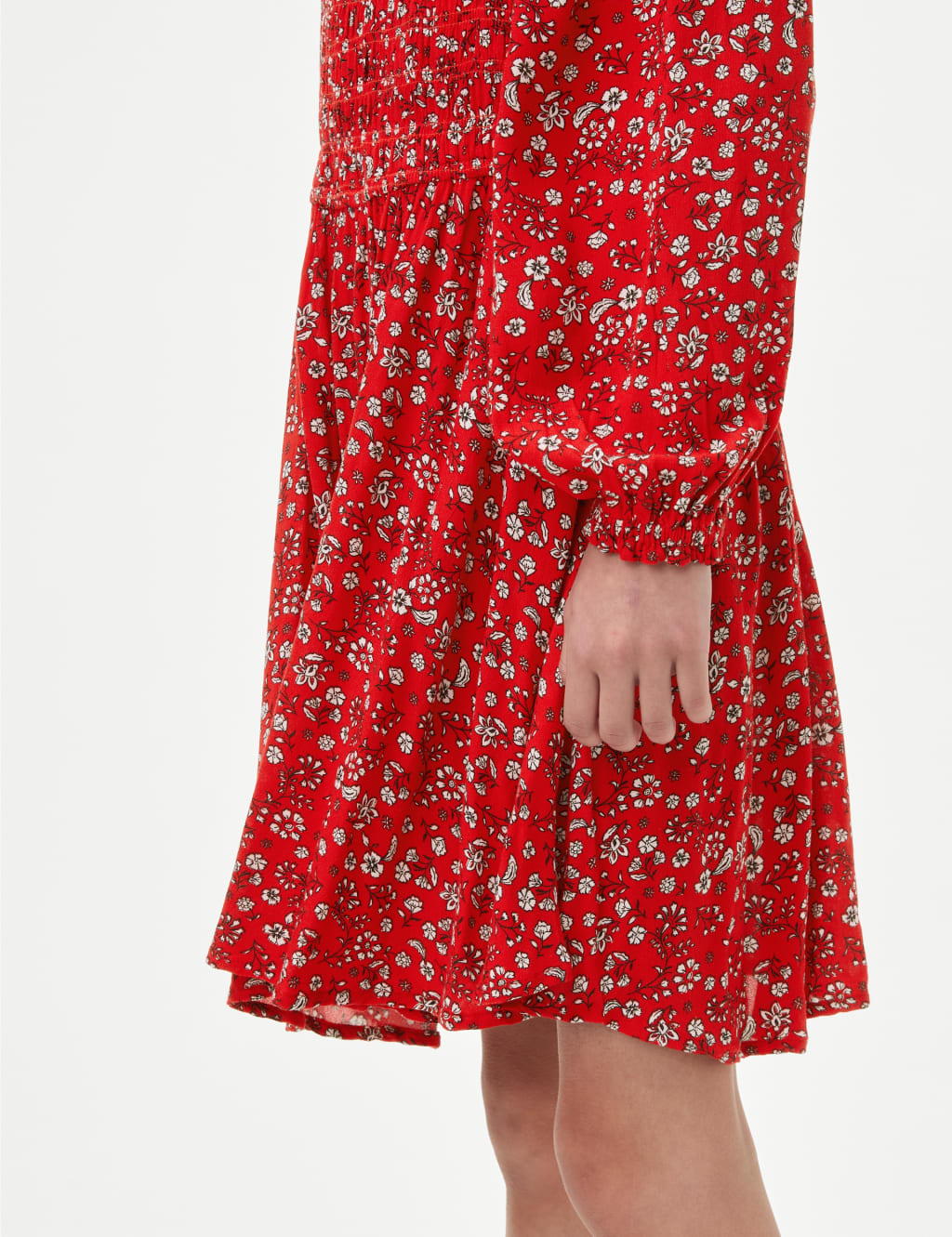 Ditsy floral shirred tent dress store