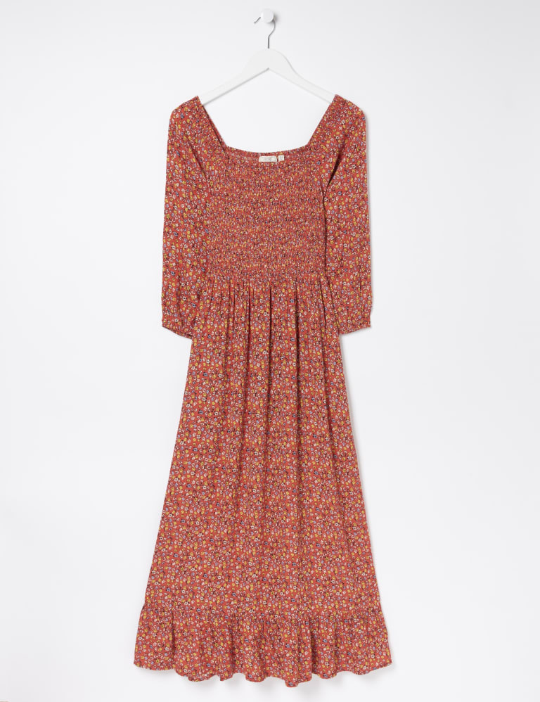 Long sleeve wildflower new arrivals ditsy tiered ruffle dress
