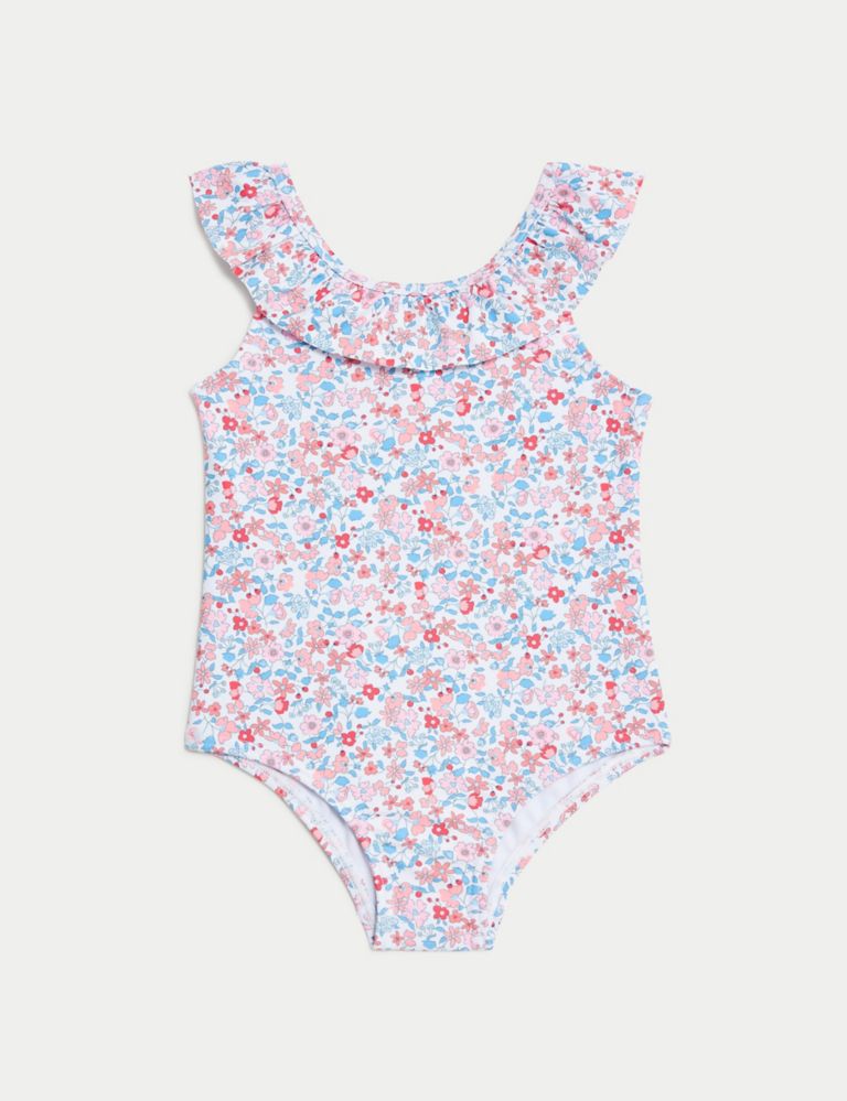 Ditsy Floral Swimsuit (0-3 Yrs) 1 of 3
