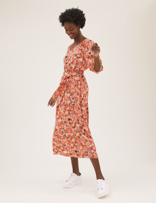 Marks and 2025 spencer floral dress