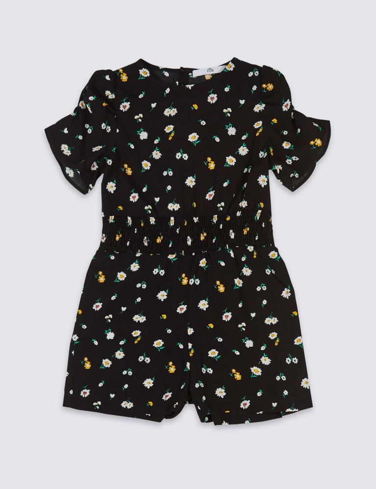 Ditsy Print Playsuit (3-16 Years) 2 of 4