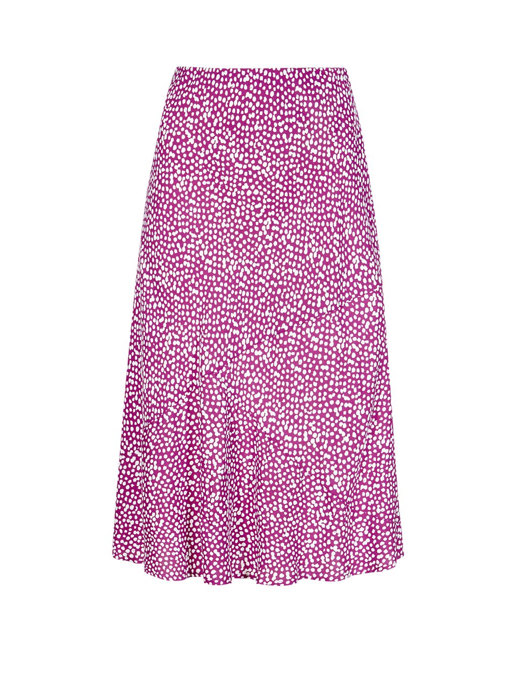 Ditsy Spotted Calf Length Skirt 1 of 3