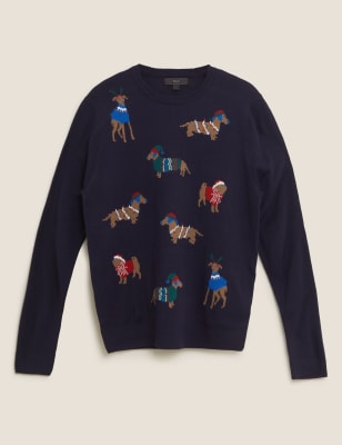 marks and spencer mens christmas jumpers