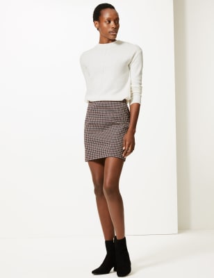 Jersey a line mini skirt marks and on sale spencer