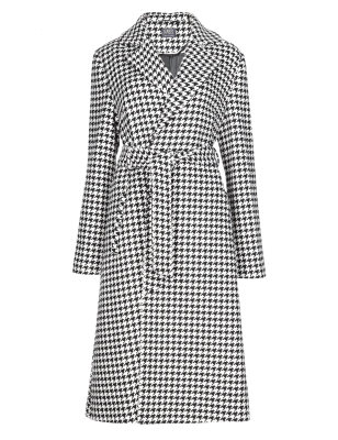 Dogtooth cheap long coat