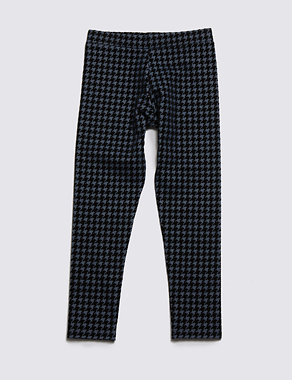 Dogtooth Print Jeggings (1-7 Years) Image 2 of 3