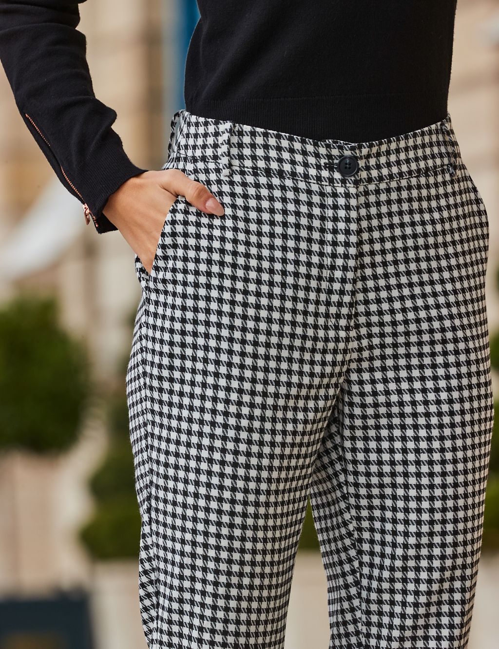 Dogtooth Tapered Trousers 5 of 5