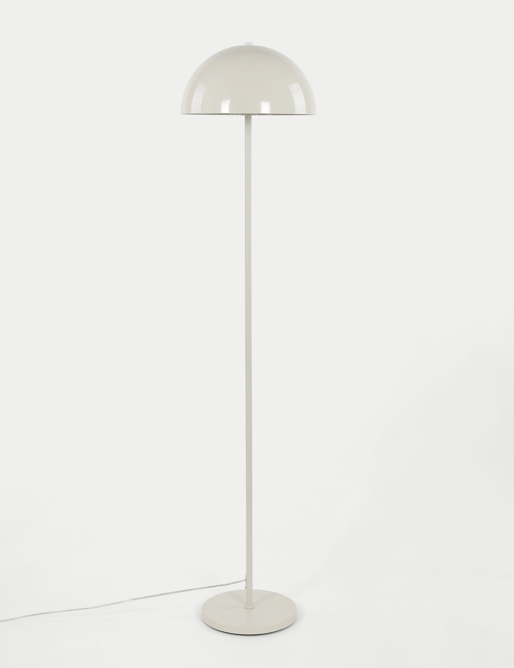 Silver dome on sale floor lamp