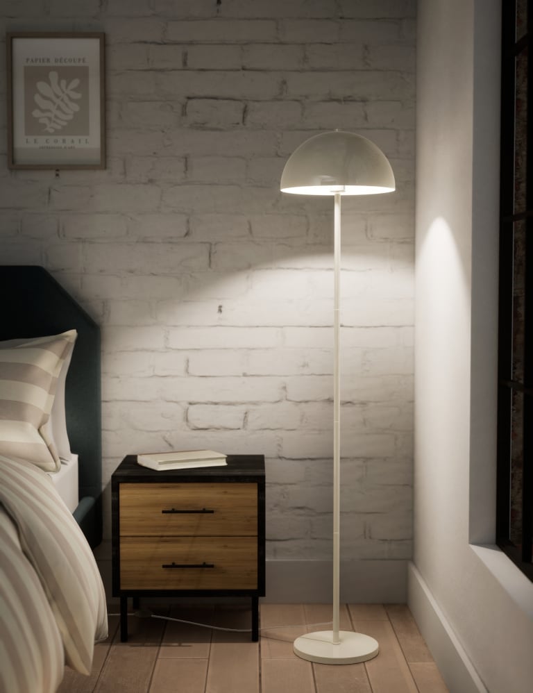 White dome floor on sale lamp