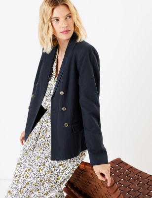 M&s double clearance breasted blazer