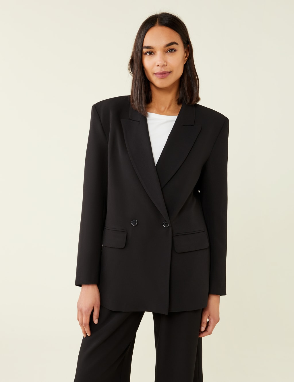 Marks and spencer double breasted hot sale suit