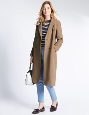 M&s double 2025 breasted coat