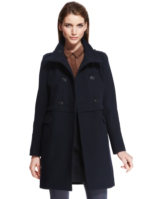 Long on sale reefer coat