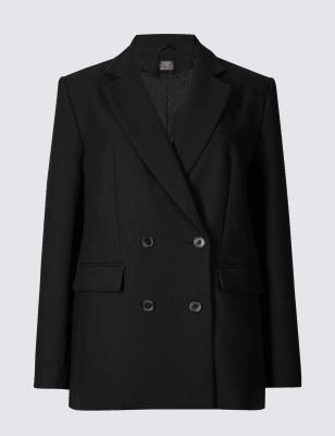 Double Breasted Oversized Blazer, M&S Collection