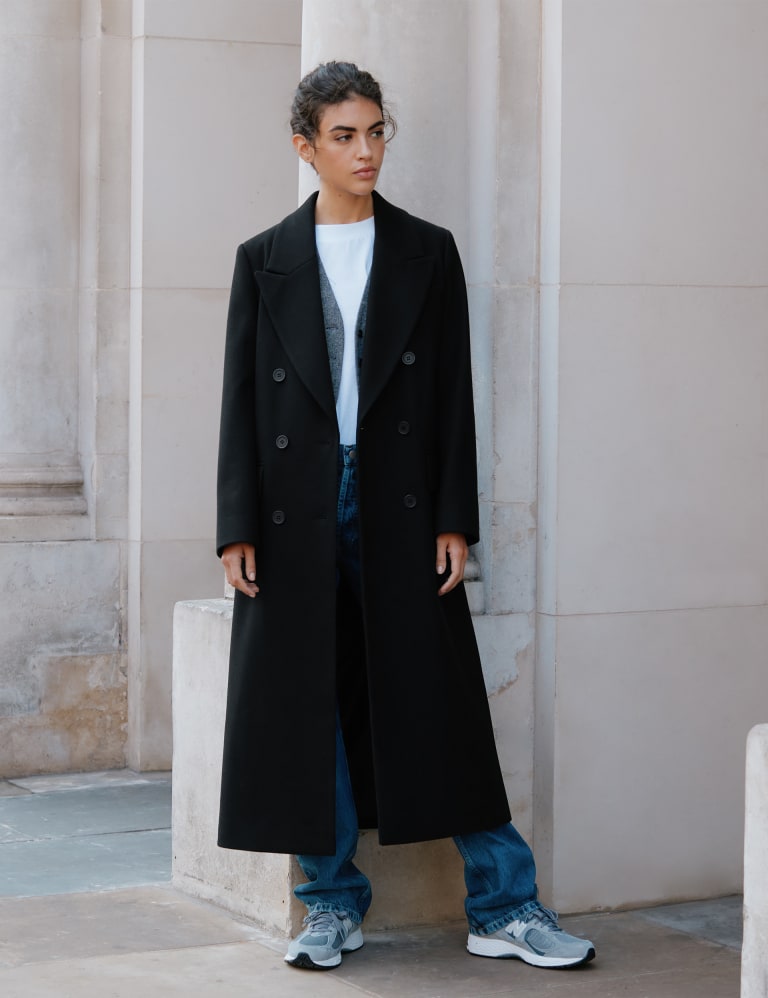 Double Breasted Tailored Coat Albaray M S