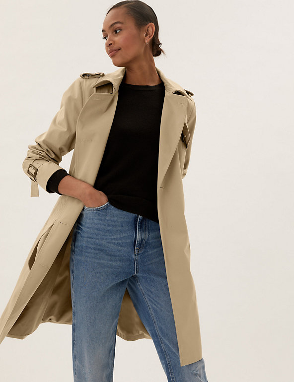 Double Breasted Trench Coat | M&S Collection | M&S